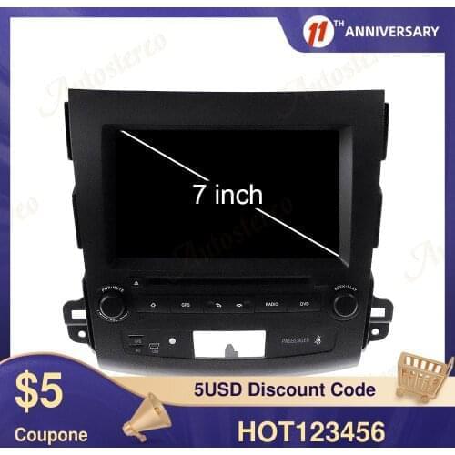 Android10 Car CD DVD Player For Mitsubishi Outlander 2006-2012 Car Radio GPS Navigation Tape Recorder Headunit Multimedia Player