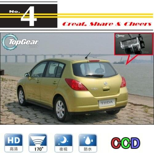 Car Camera For Nissan Tiida Latio Hatchback 2004~2012 High Quality Rear View Back Up Camera For PAL / NTSC to Use | RCA