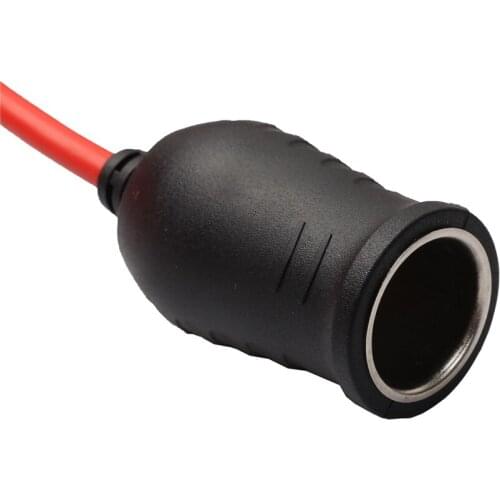 Car Charger 12V 24V Extension Cord Cable Cigarette Lighter Plug Socket, 12ft/3.6m, Male to Female