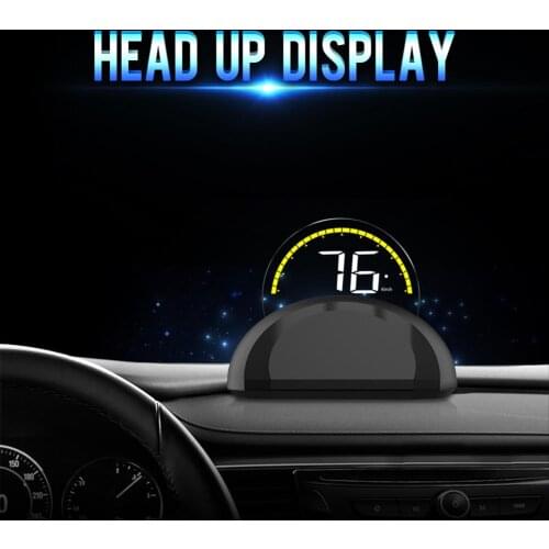 HUD Mirror Car Head Up Display Car Windshield Speedometer OBD2 Security Alarm Water Temp Overspeed Car Detector Oil Consumption