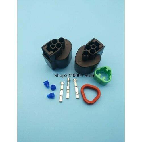 Free shipping 10/50/100 pcs Kum 3pin waterproof cable wiring harness connector PB625-03027