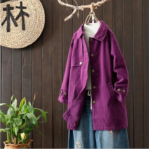 Long Overcoat Female Outerwear 2021 New Spring Autumn Trench Coat Women Windbreaker Female Quilted Thicken Loose Clothing Medium