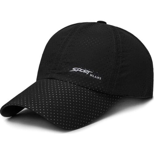 Breathable Quick Dry Mesh Baseball Cap Summer Cooling Sun Hats Adjustable Lightweight Outdoor Sports Hat for Running Hiking