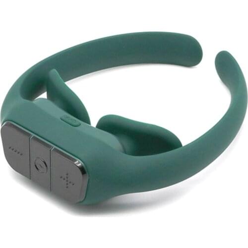 Electric Neck Massager Pulse Back with Heated Power Control Far Infrared Heating Pain Relief Tool Health Care Relaxation Machine