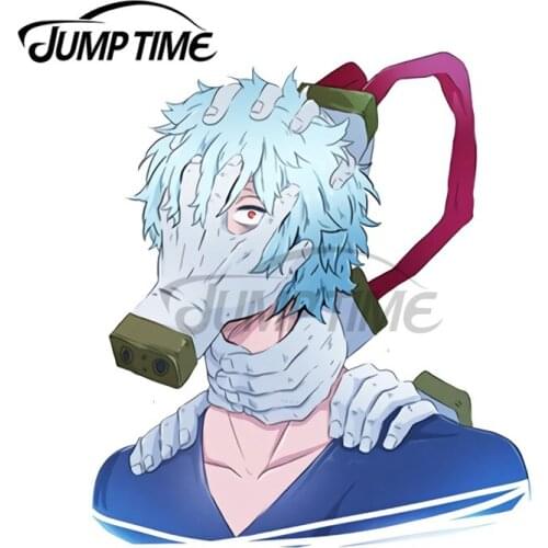 JumpTime 13 x 6.8cm Tomura Shigaraki Vinyl Car Stickers Animal Personality Decoration Scratch-proof Waterproof Decal for VAN