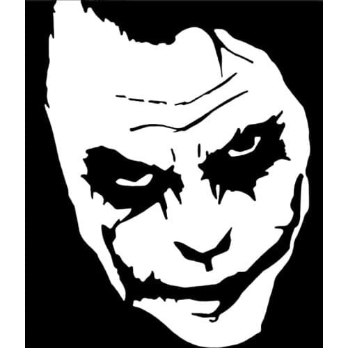 Creative Decals The Joke Funny Car Sticker Vinyl Decal Silver/black for Auto Car Stickers Styling Car Decoration