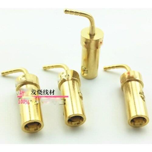 Fever speaker plug The horn banana plug wire fever Pure copper needle Antique sound pin plug