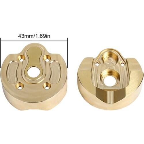 2pc 84g RC Metal Counterweight for Axial Capra 1.9 UTB AXI232006 1:10 RC Rock Crawler Car DIY Upgrade Parts