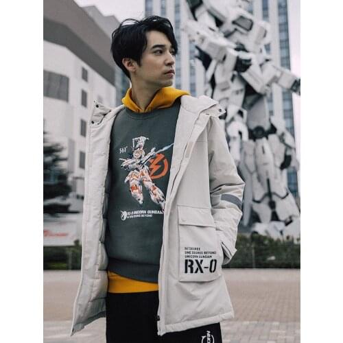 Mens Clothing Coats Jackets Coat Long Winter Men Summer Casual Parkas High Street Overcoat Gundam Down Jacket Gundam