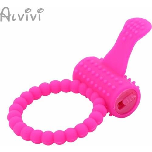 Penis Vibrator Ring Men Male Delay Ejaculation Ring Silicone Stimulator Rings Sex Adult Toy For Couples Gay Vibrato Clitrois