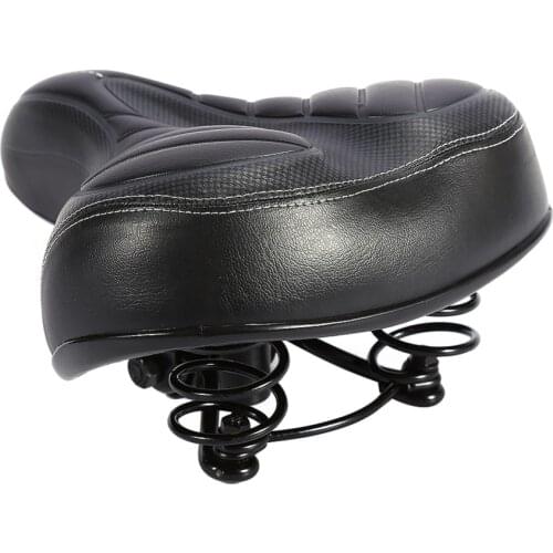 Big Ass Bicycle Saddle Thicken Soft Cycling Cushion Shockproof Spring Mountain Road Bike Seat Comfortable Cycling Seat Pad