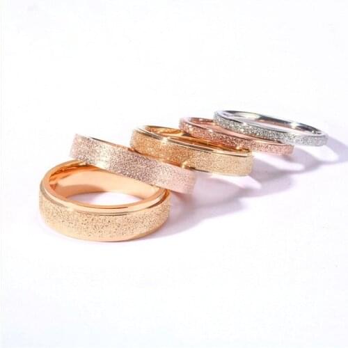 New Temperament 2mm Thin Rings for Women Girl 585 Rose Gold Tone Stainless Steel Chic Female Tail Ring Party Anel