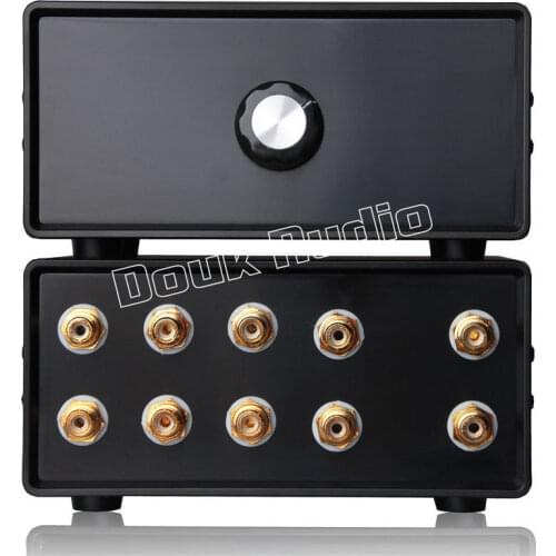 2017 Lastest Douk Audio Passive Stereo 4-IN-1-OUT RCA Audio Splitter / Switcher Selector DIY Free Shipping