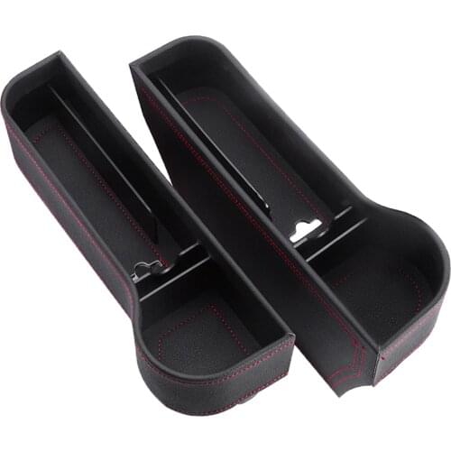 2 Piece Car Drivers & passenger Seat Gap Crevice Storage Pocket Catcher