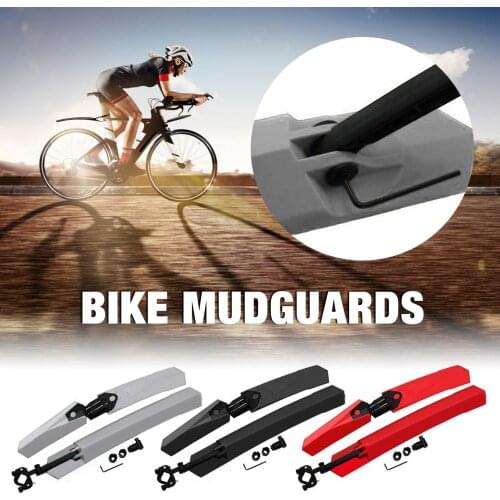 Bicycle Mudguard Cycling Mud Guard MTB Road Bike Protective Hard-Wearing Accessories Waterproof Mudguard Plastic Rubber Fenders