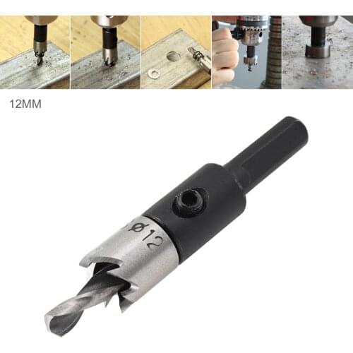 12mm High Speed Steel Hole Saw Cutter Drill Bits for Pistol Drills / Bench Drills / Magnetic Drills / Air Gun Drills