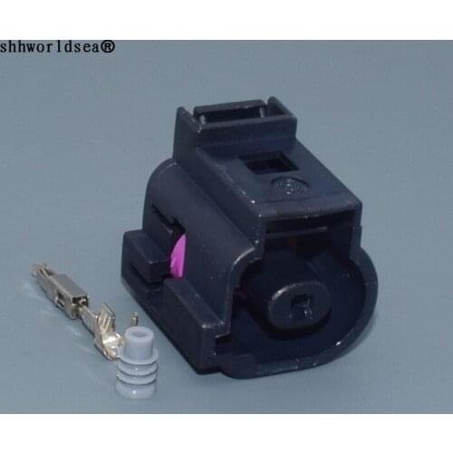 Worldgolden 1 Pin 1J0 973 701 A 1J0973701A Engine Oil Pressure Switch Horn Socket Waterproof Connector For Audi VW