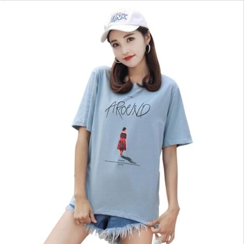 2019 Summer New Fashion women short sleeve t shirt hip hop female tops JY1002
