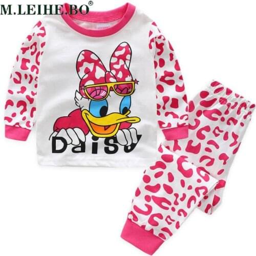 2021 Baby Girls Boys Cartoon Minnie Mickey Pijamas Infantil Cotton Sleepwear Nightwear Pajamas Set Kids Girls Pyjamas Clothes