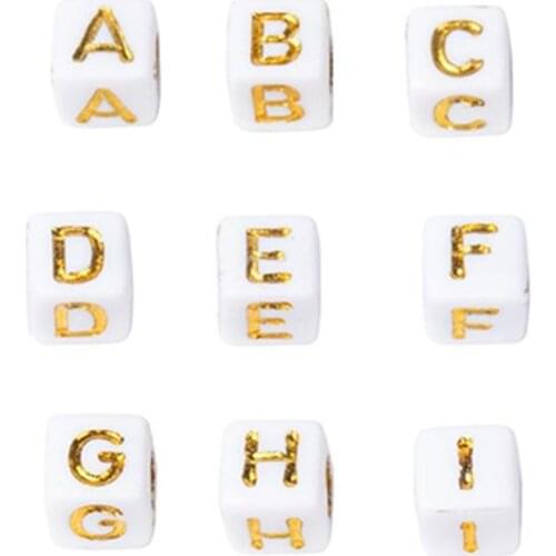 2210pcs 6mm Acrylic A-Z Alphabet DIY Beads for Jewelry Making