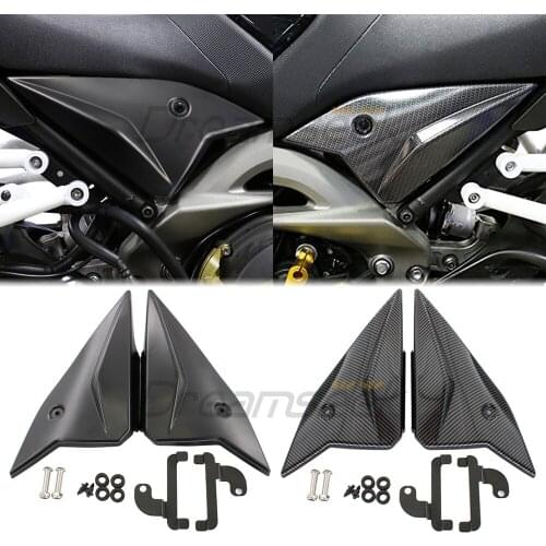 Motorcycle Side Panels Cover for Yamaha MT-09 MT09 FZ-09 FZ09 2014-20 Fairing Cowl Plate Seat Frame Protector Black/Carbon Style