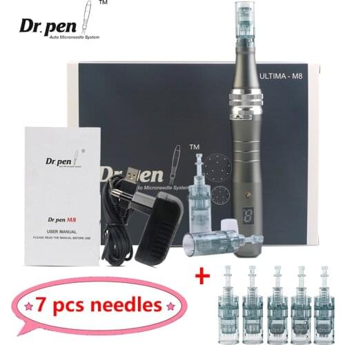 Dr pen M8 latest Wireless dermapen professional electric led derma pen MTS Anti Aging Skin Care microneedling machine