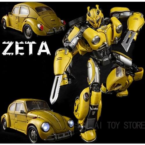 Zeta Transformation Toys ZV01 ZV-01 MPM07 G1 Alloy Action Figure Robot Toy Big Bee Deformation Car Collection Model Gifts