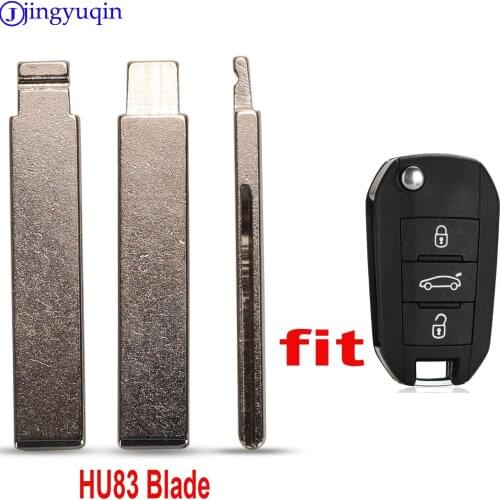 Jingyuqin Remote Replacement #99 Car Key Blade Peugeot 508 301 3008 408 For Citroen Elysee C3 C4L Folding Flid