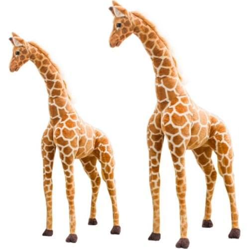 Lovely Giraffe Plush Toys Stuffed Animals Soft Doll Birthday Gift for Children Living Room Decoration