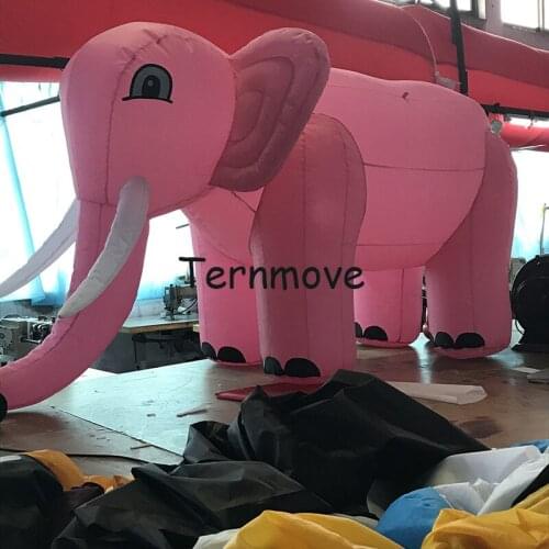 Inflatable elephant replica custom made promotion products Oxford with blower inflatable animal with your logo for advertising