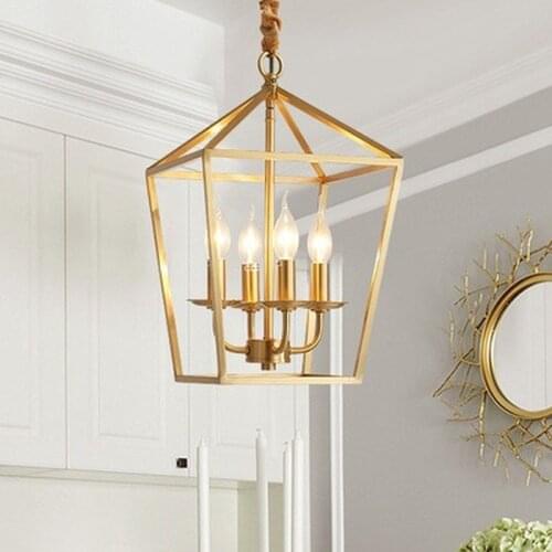 Nordic LED chandeliers Ligthing Fixture Copper Ceiling Chandelier For Living room Kids room kroonluchter Kitchen Chandelier Lamp