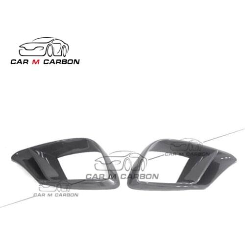 New product carbon fiber S class W222 S63 S65 B700 style 2018 year front bumper fog light covers