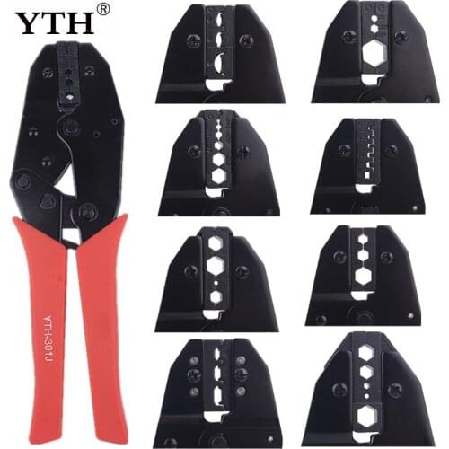 YTH Crimping Pliers wire crimper tool electrician clamp set of pliers terminals nippers crimp cable crimper pressed pliers