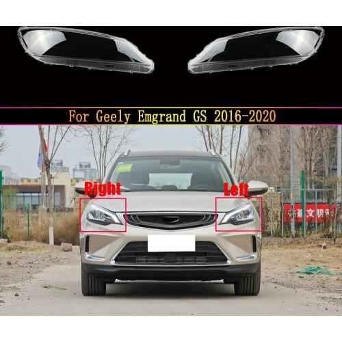 Car Headlight Lens For Geely Emgrand GS 2016 2017 2018 2019 2020 Headlamp Cover Replacement Auto Shell