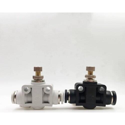 Boutique Pneumatic Hose Throttle Regulating Valve Adjustable Pipe Valve Quick Connection Pneumatic Joint LSA-4/6/8/10/12mm