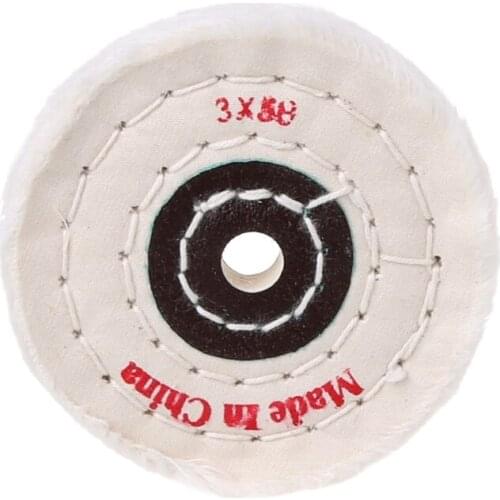 1Pc 3'' Cloth Buffing Polishing Wheel Buffer Polish Jewelry Grinder Pad Handcraft