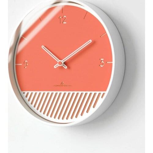 Nordic Simple Wall Clock Fashion Art Design Silent Wall Clock Modern Digital Kitchen Zegar Scienny Home Decoration WE50WC