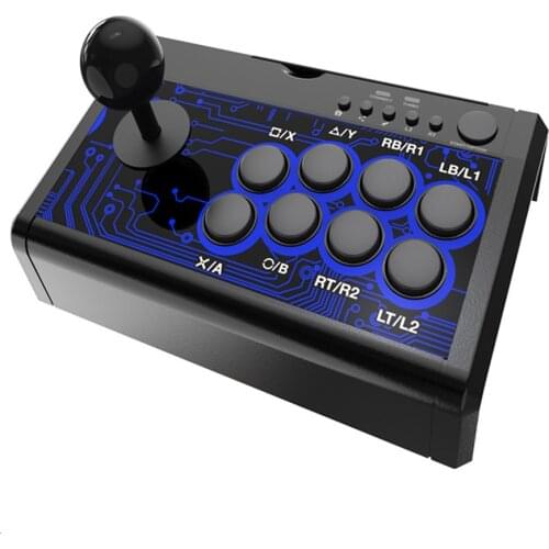 7 in 1 Wired Game Joystick Rocker Retro Arcade Station Fighting Analog Stick for Switch/PS4/PS3/XBox One/XBox 360/PC/Android