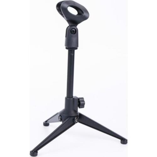 Adjustable height Mic Stand Portable desktop support Microphone triangle bracket
