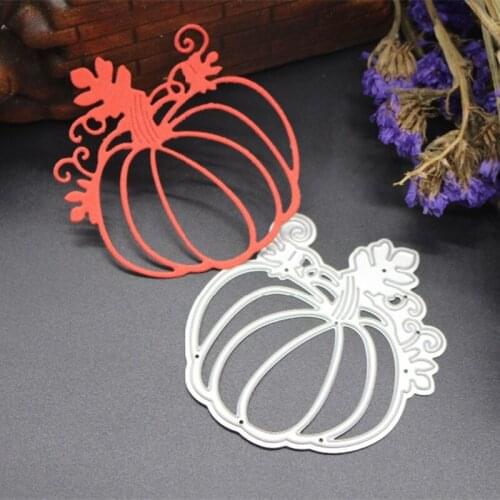 SCD259 Pumpkin Metal Cutting Dies For Scrapbooking Stencils DIY Album Cards Decoration Embossing Folder Craft Die Cuts Tool Mold