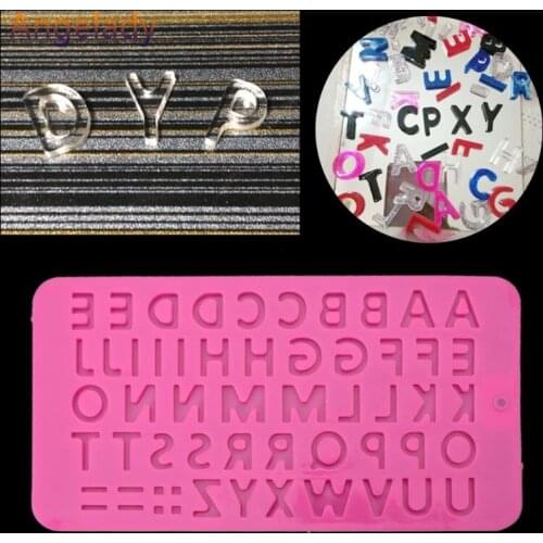 26 Alphabet Letters Ice Cube Tray Silicone Mold Resin Jewelry Making Craft Tool JUL3