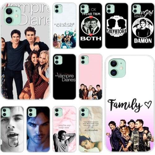 The Vampire Diaries Silicone Phone Case for Apple iPhone 12 Mini 11 Pro XS Max X XR 6 6S 7 8 Plus 5 5S SE 2020 luxury Soft Cover