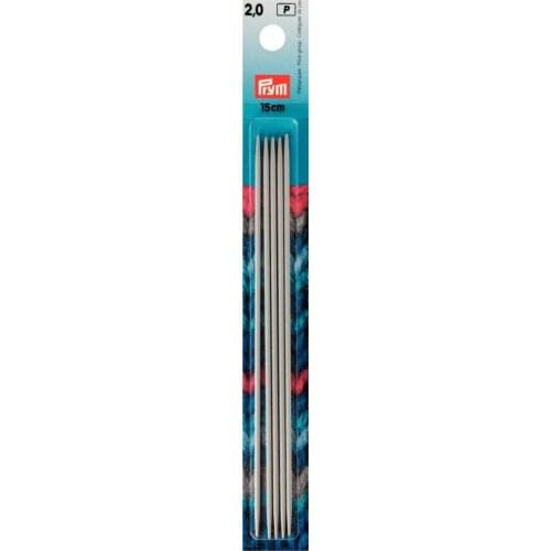 Germany Prym Knitting pins, Double-pointed, aluminum, double-ended, knitting needles, 15cm 191361-365, patchwork, weaving tools