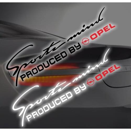 Reflective car stickers lamp eyebrow sport design hood headlight for Opel Astra H G J Insignia Mokka Zafira Corsa Vectra C D