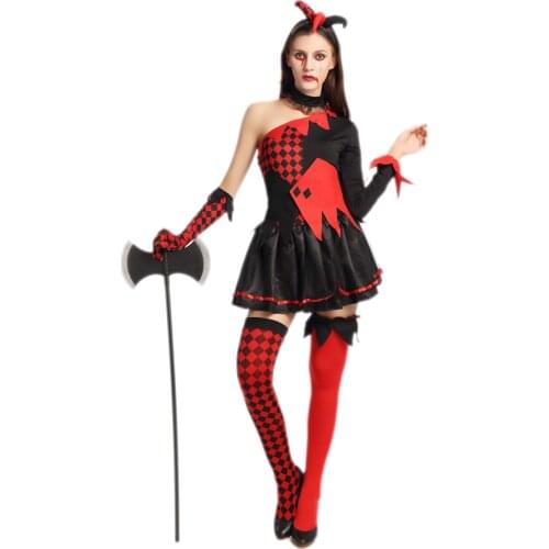 Top Quality Sexy Queen Heart Zombie Costume 3S1690 Hot Sale Sexy Adult Role Play Halloween Costumes