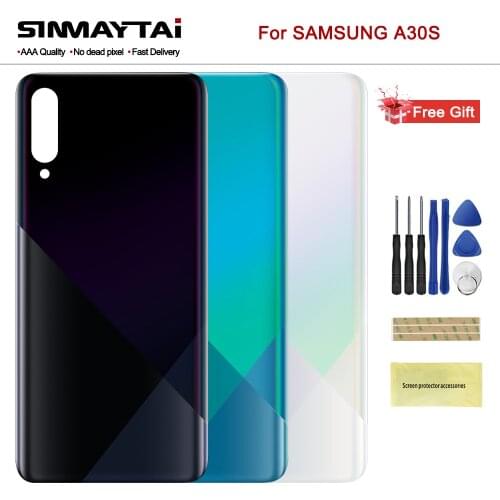 For Samsung Galaxy A30S A307 A307F SM-A307F Back Battery Housing Cover Case Battery Door Rear Lid A30S Replacement