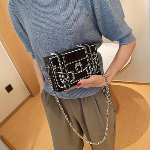 Women Casual Fashion Clutch Bag Shoulder Chain Bag 2020 New Handbag Pouch Hot Exquisite All-Match Fresh Sweet