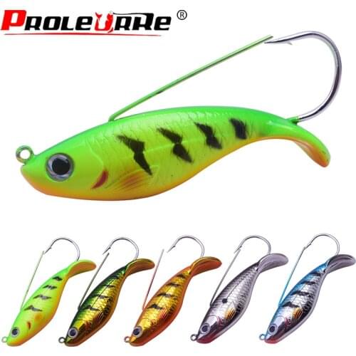 1Pcs Winter Ice Fishing Anti Grass Wobbler Fishing Lure 85mm 21.5g Hard Bait Artificial Laser plastic Lures Pesca Fishing Tackle