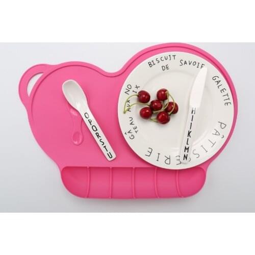 1PC Waterproof silicone Baby bib Table Mat Infant Tiny Diner Portable Placemat for kids Baby Feeding baby placemat LB 310