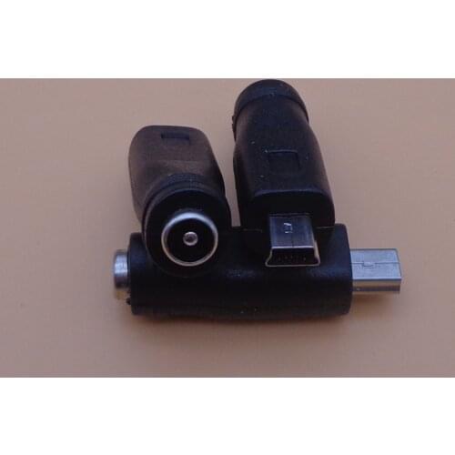 10PCS 5.5*2.1 to Micro USB Jack Micro 5Pin DC Power Charger Adapter Converter Connector for Laptop/Tablet/Mobile Phone